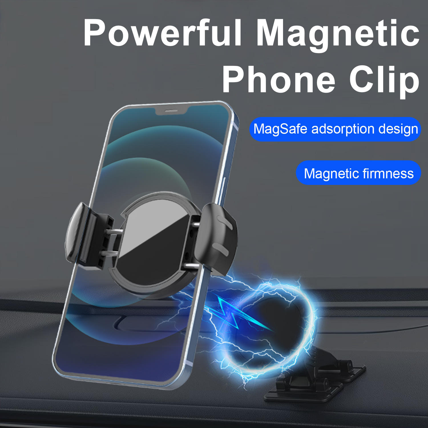 KK Brand KK2025090202 Formula 1 Style Car Phone Holder - 360° Rotation Magnetic Mount