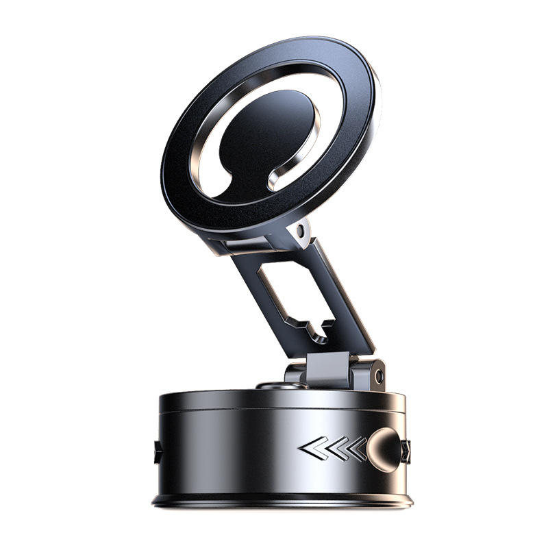 KK Kaiming Magnetic Car Phone Holder KK2025091801 - 360° Rotation Vacuum Suction Cup Mount