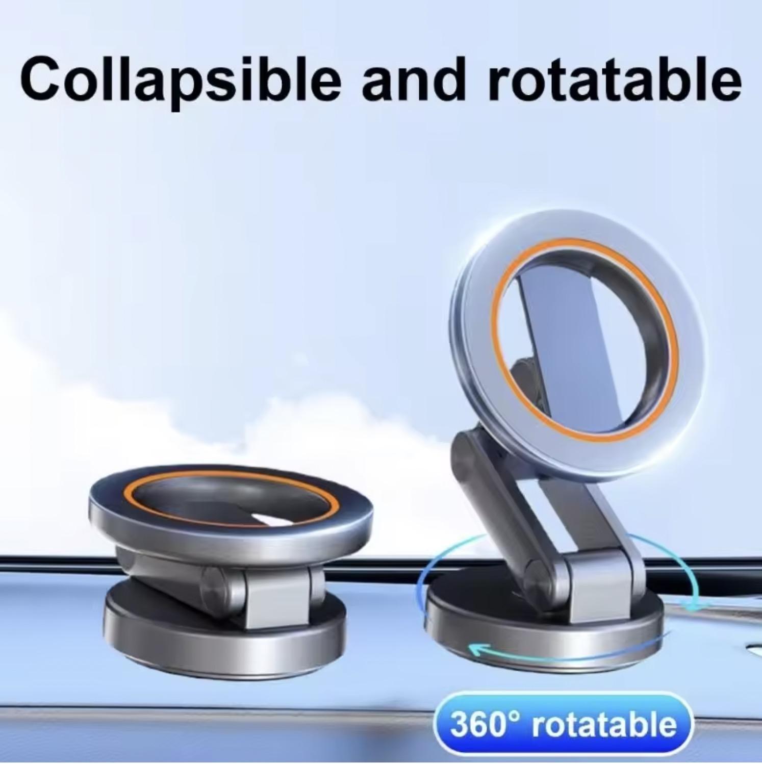 KK Brand Universal 360° Rotating Magnetic Car Phone Holder | KKMoon | Non-Rechargeable ABS PC Materi
